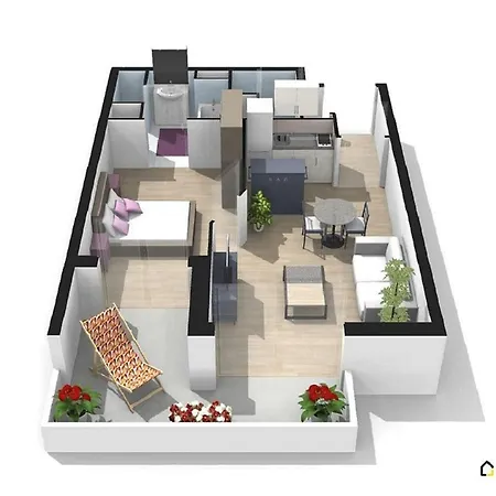 Appartement Les Jardins De La Perouse Blagnac